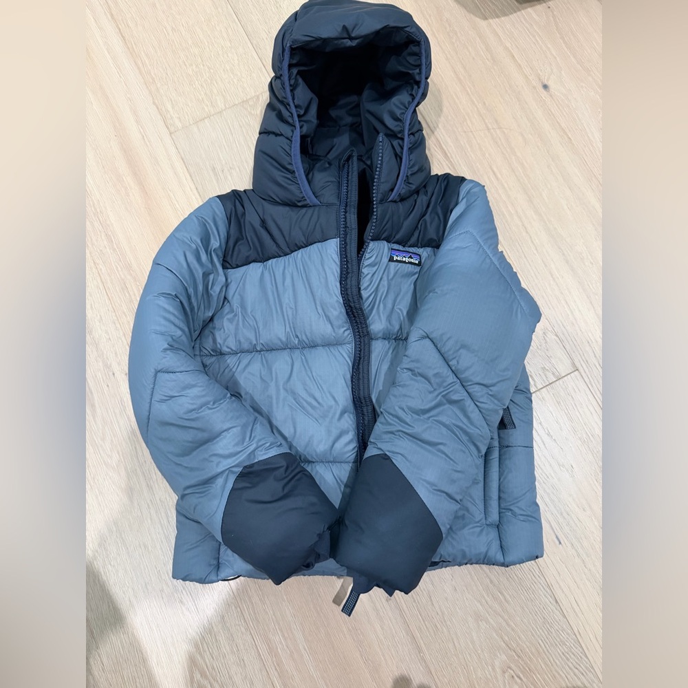 Patagonia Kids Puffer Jacket - Charcoal and Black